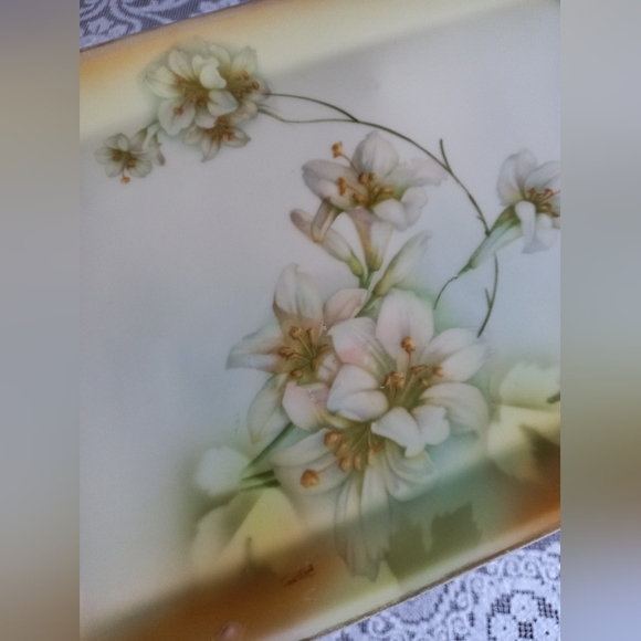 Vintage floral platter - Picture 2 of 7